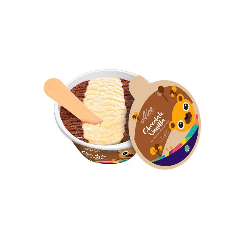 Jual Aice Ice Cream Choco Vanilla 90Ml. (Khusus Gosend/Grab) | Shopee Indonesia