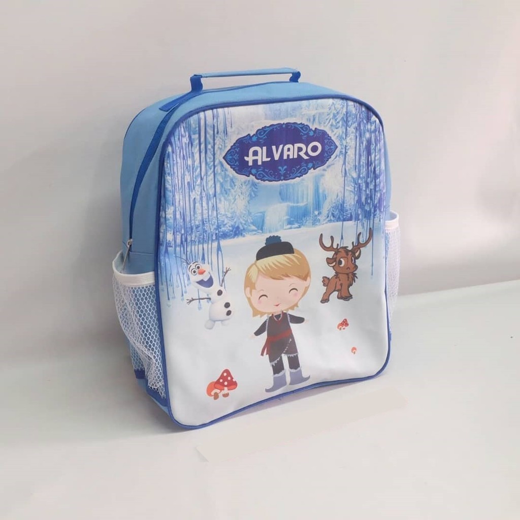 Tas Ultah Anak Custom Polyster Ransel Frozen Shopee Indonesia