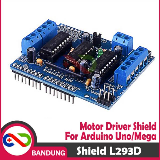 Jual L293 L293D MOTOR DRIVER SHIELD FOR ARDUINO MEGA UNO NANO Shopee Indonesia