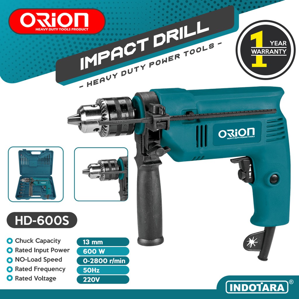 Mesin Bor / Impact Drill Listrik Orion HD600S Shopee Indonesia