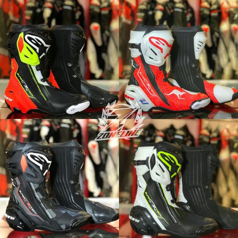 Jual Sepatu Alpinestars Supertech R Boots Racing Balap Motor Roadrace Alpinestar Original Racing | Shopee Indonesia