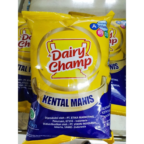 Jual DAIRY CHAMP 1KG susu kental manis skm Shopee Indonesia