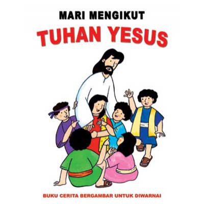 Buku mewarnai Mari Mengikut Tuhan Yesus | Shopee Indonesia