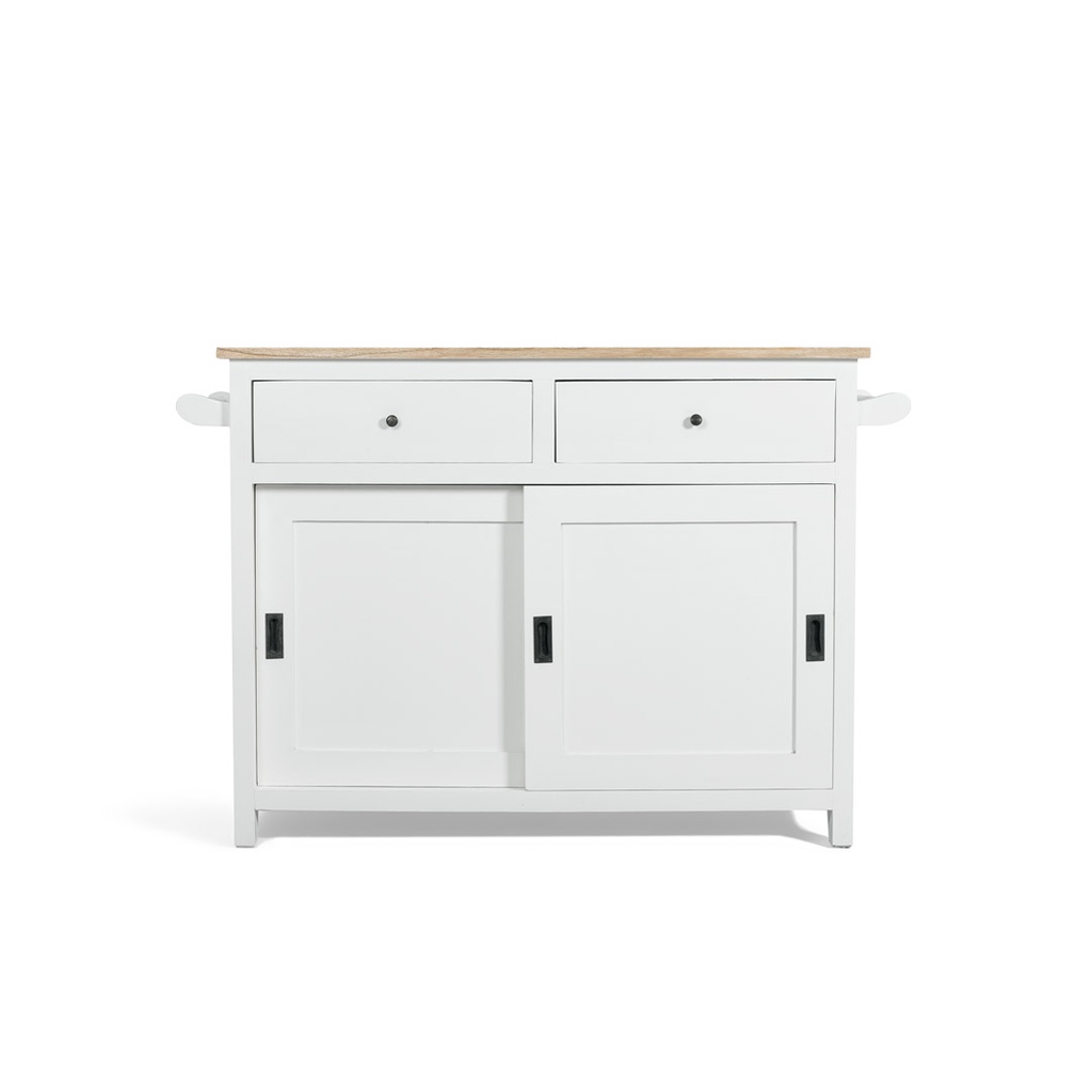 vitt sideboard Jual Isiruma - Meja Dapur Kabinet Minimalis Liberty Kitchen Island Table Indonesia|Shopee Indonesia