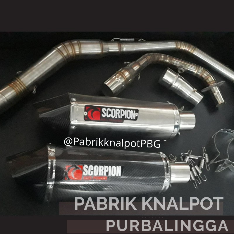 Jual Knalpot Scorpion Red Power Carbon Grosir Motor Racing Balap Ninja Tiger Aerox Nmax Cbr R25 Rr Mono | Shopee Indonesia