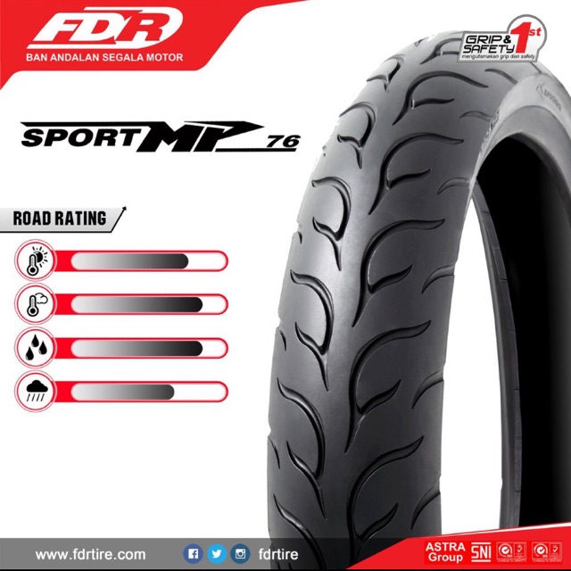 Jual Ban Racing Fdr Sport Mp76 90/80 Ring 14 Ban Motor Balap Racing Soft Compound Mp 76 Tubles | Shopee Indonesia