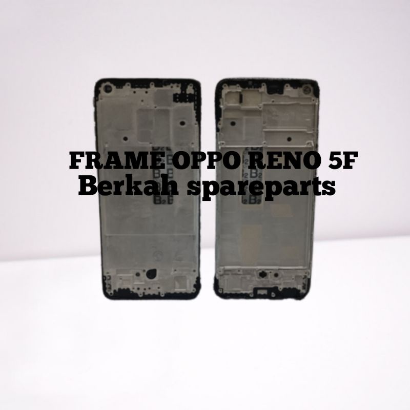 Jual FRAME TULANG LCD OPPO RENO 5F TATAKAN DUDUKAN LCD RENO 5F ORIGINAL