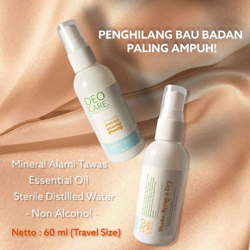 Jual DEODORANT SPRAY TAWAS DEOCARE PENGHILANG BAU BADAN Shopee Indonesia