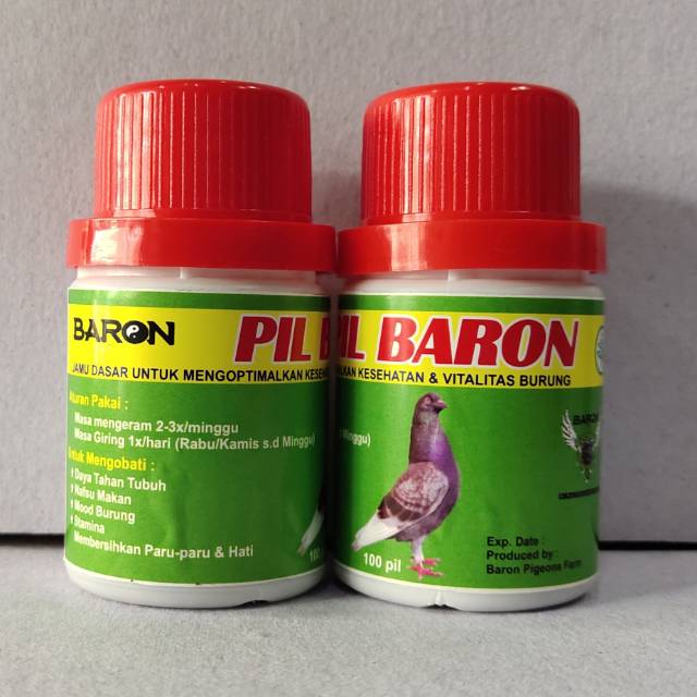Jual Jamu Baron Merpati Pil Baron Jamu Dasar Untuk Mengoptimalkan Kesehatan Dan Vitalitas Burung Merpati | Shopee Indonesia