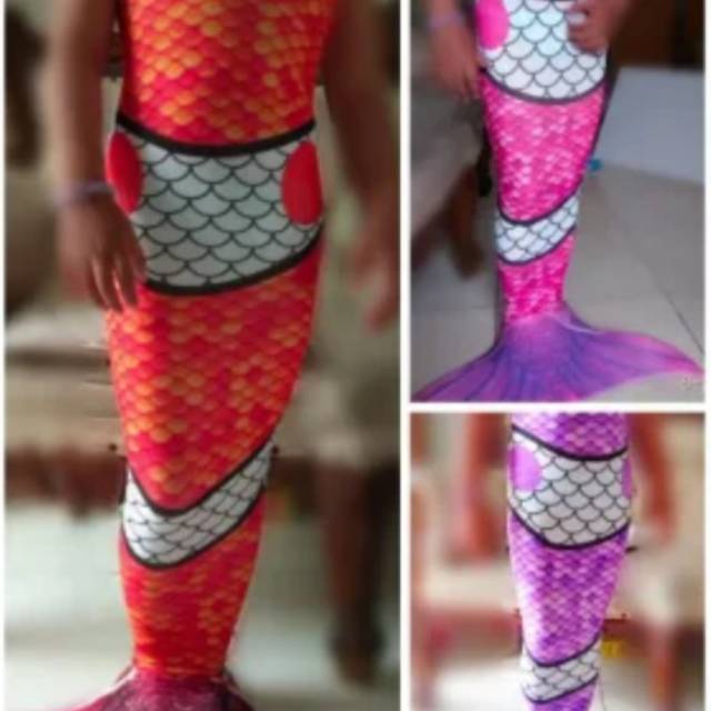 Baju mermaid nemo/kostum ariel Shopee Indonesia