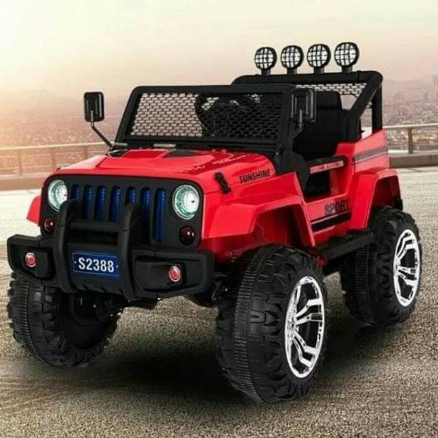 Jual Mainan Anak Mobil Aki Jeep Rubicon (Ada Toko Offline Surabaya) | Shopee Indonesia