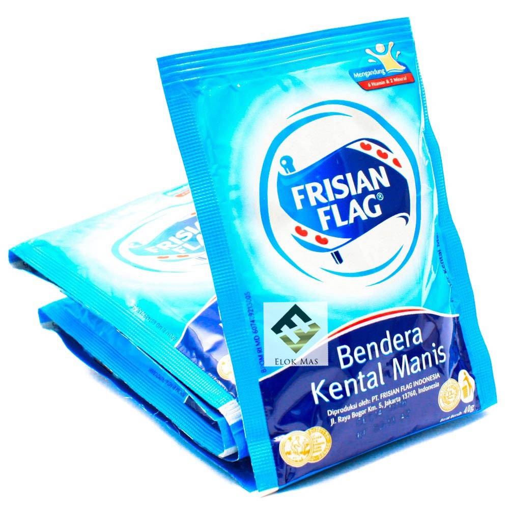 Jual Susu Kental Manis Sachet SKM Bendera Frisian Flag PUTIH DUS (20