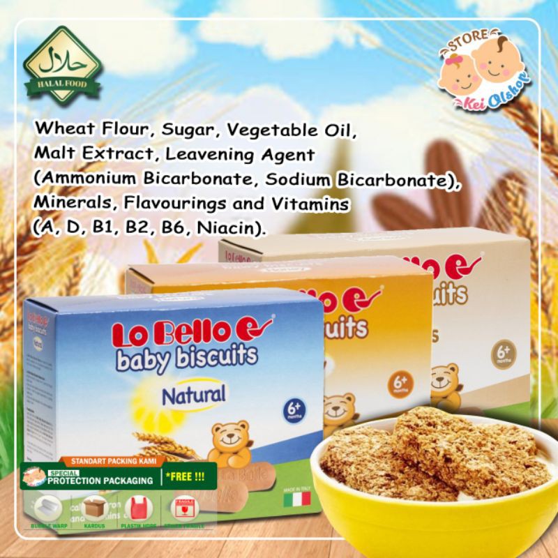 Jual Lo Bello Biskuit Bayi Baby Biscuit Indonesia