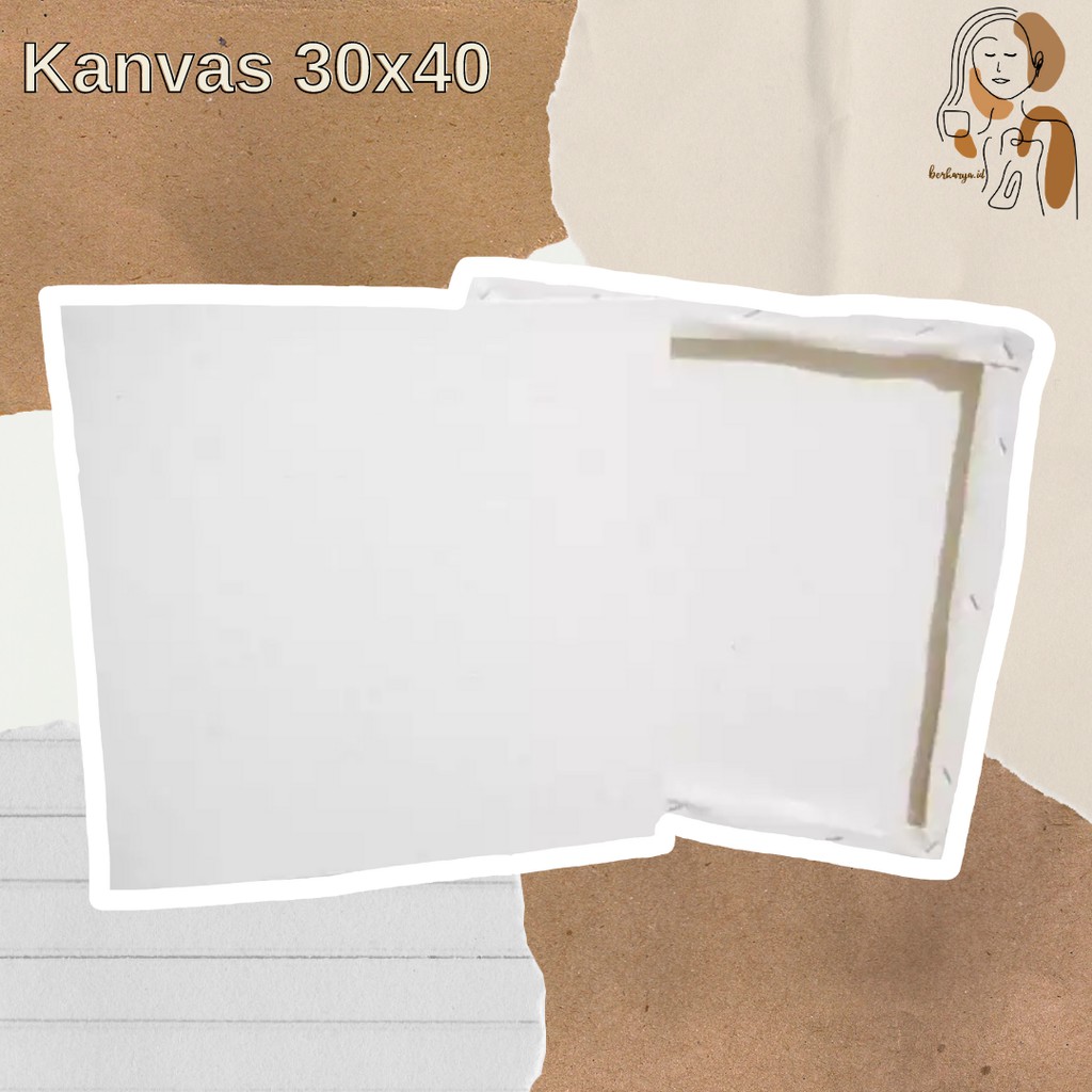 Jual Kanvas Lukis / Canvas Board (30 x 40 cm) Shopee Indonesia