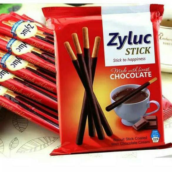 Jual @Hcl~2963 Promo Snack Stick Cokelat Zyluc 20 Pcs Chocolate Stick Zyluc Cemilan Jajanan Coklat Murah | Shopee Indonesia