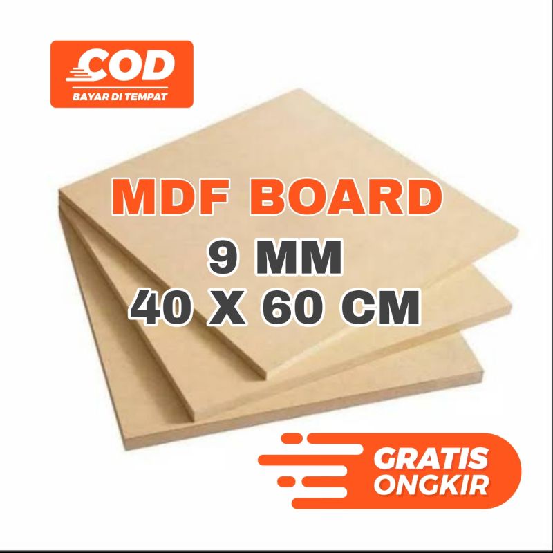 Jual Papan Kayu MDF 9 mm 40x60 cm Shopee Indonesia