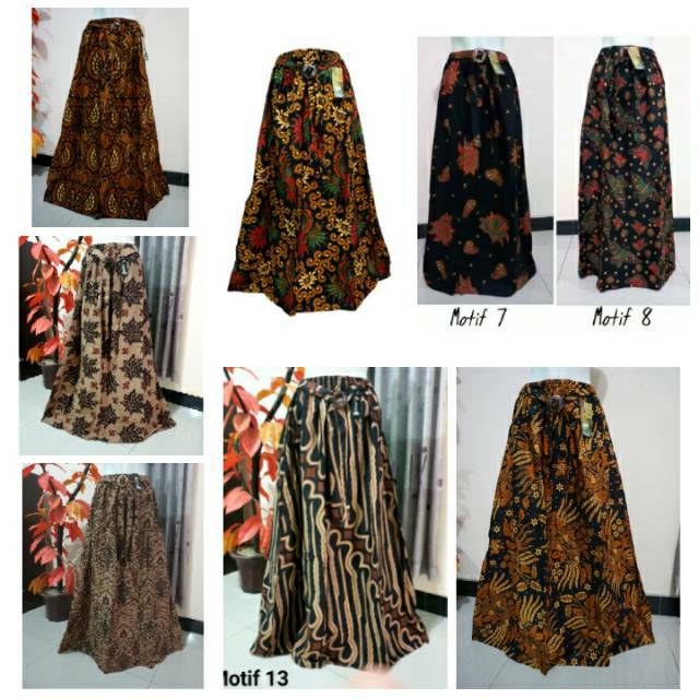 Rok batik panjang jumbo xxl premium batik modern bawahan wanita cewek kekinian rok kondangan