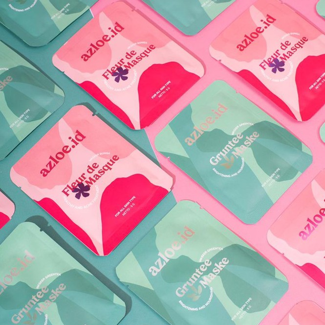 Fleur de masque & Gruntee maske Shopee Indonesia