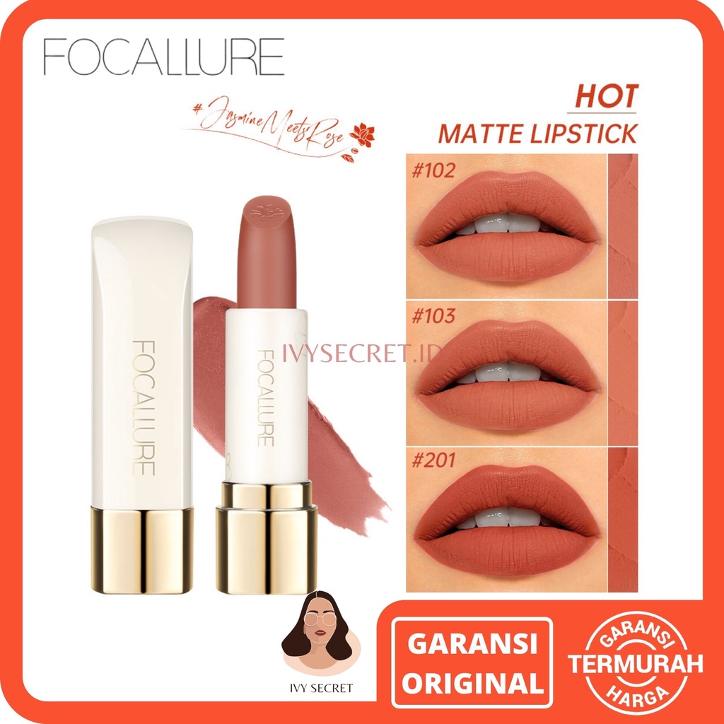 Jual Focallure Lipstick Pure Matte Focallure Lipstik Focallure Lip
