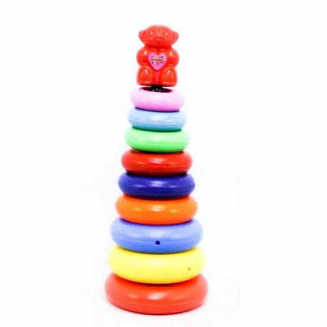 Jual Mainan Anak Ring Donat Isi 9Pcs | Mainan Asah Otak Anak | Shopee Indonesia