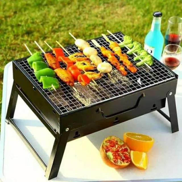 [2160gr] H073 Korean BBQ Grill Panggangan Portable Multi Square