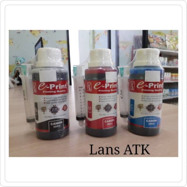 Tinta Eprint Canon 200ml black / cyan / magenta
