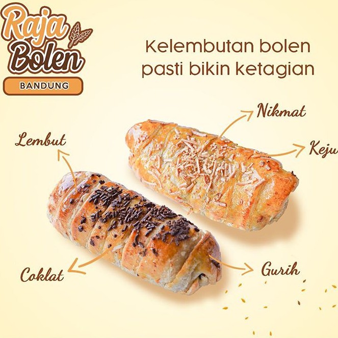 Jual Bolen Lilit / Molen Pisang Coklat Keju Lilit Bread Co Oleh-Oleh Bandung | Shopee Indonesia
