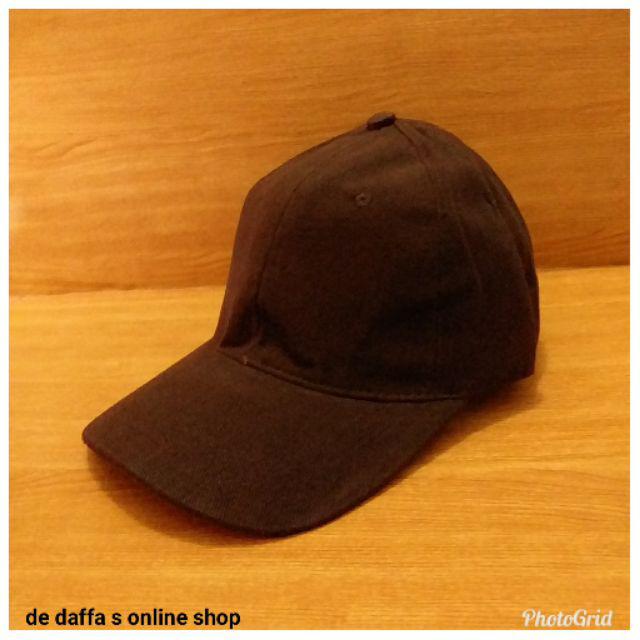 Jual Topi Baseball Dewasa Polos Warna Coklat Pria Wanita Casual Sport - Coklat Tua | Shopee Indonesia