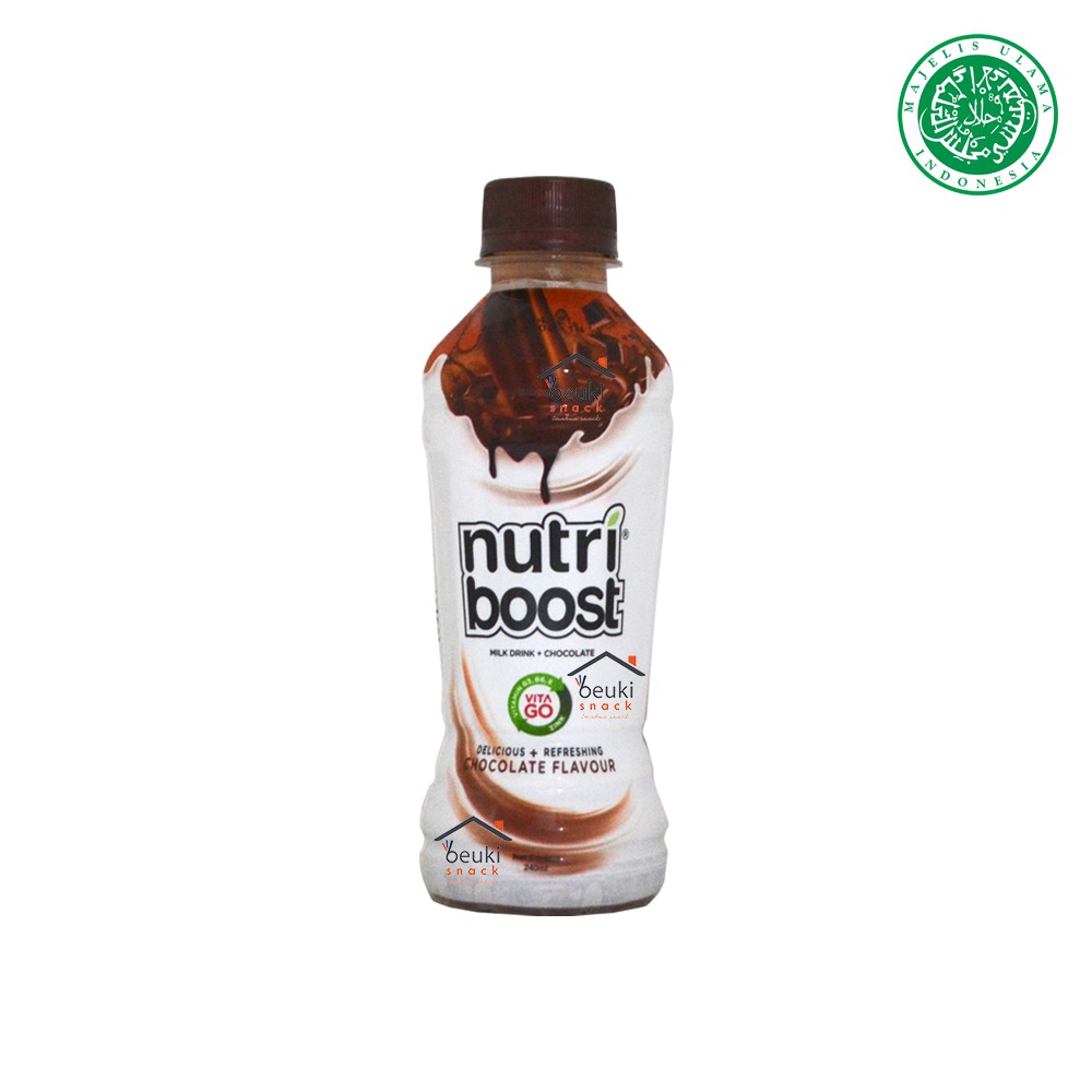 Jual Botol Nutriboost Chocolate Minuman Susu Coklat Produk Coca Cola Halal Mui - 240Ml | Shopee Indonesia