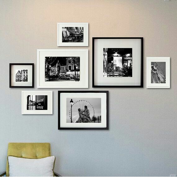 BINGKAI FOTO UKURAN A4 WARNA HITAM, PUTIH DAN SILVER FIBER DEKORASI