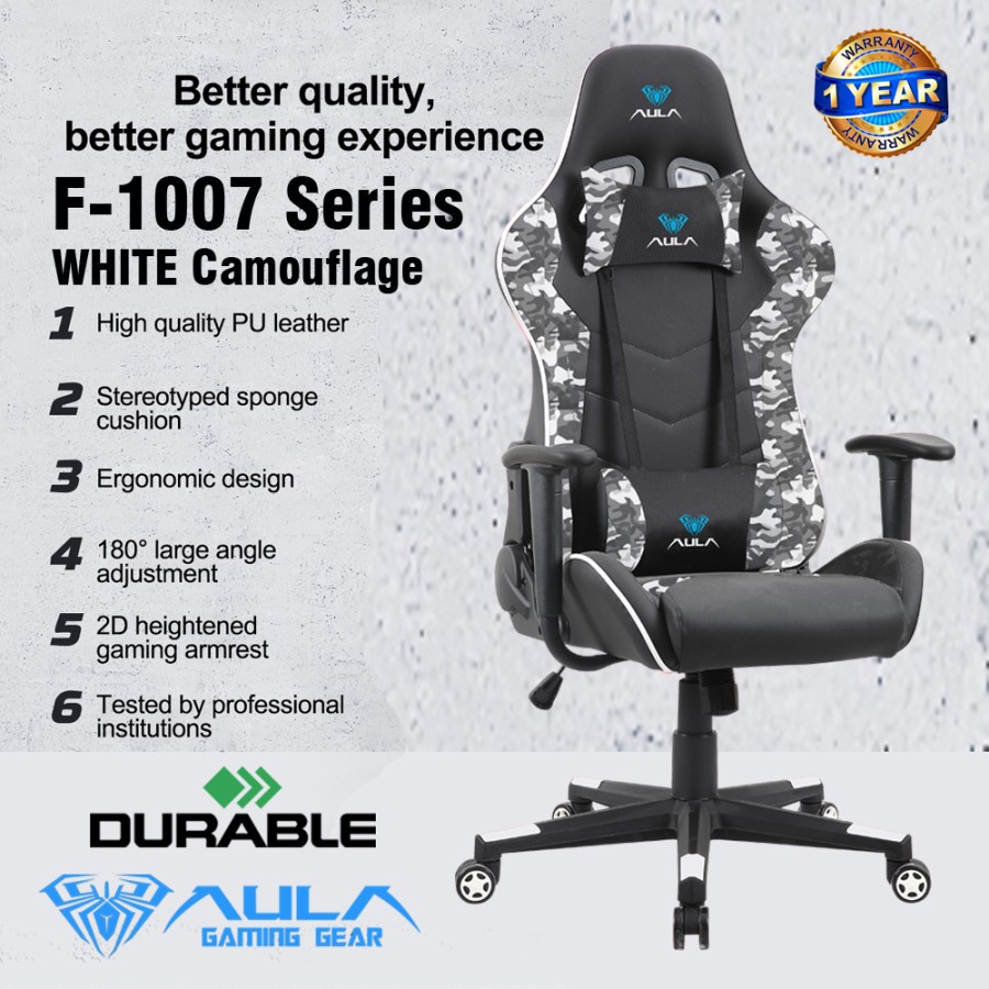 Jual Gaming Chair termurah AULA F1007 Kursi Gaming Shopee Indonesia