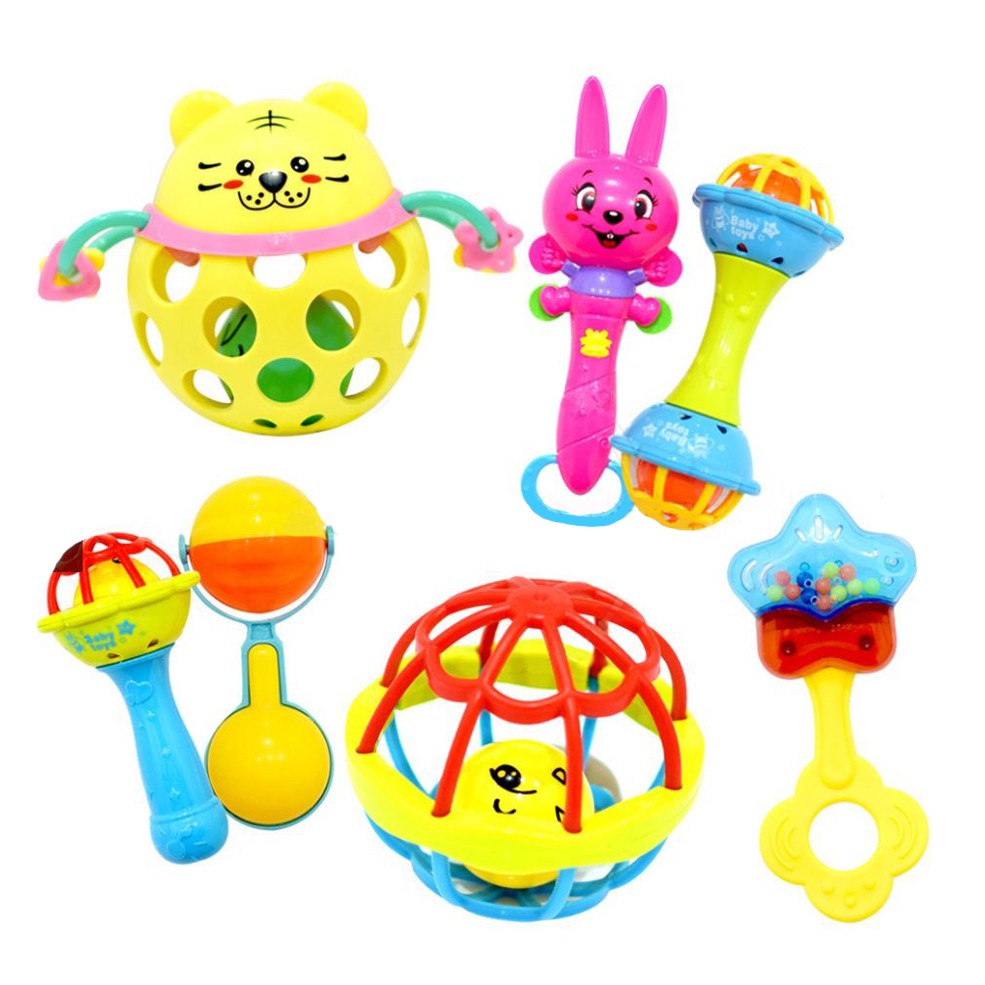 Jual Mainan Bayi 6-12 Bulan Gemerincing Bayi Teether Baby Silicone Mainan Edukasi Toys Baby Rattle Bayi | Shopee Indonesia