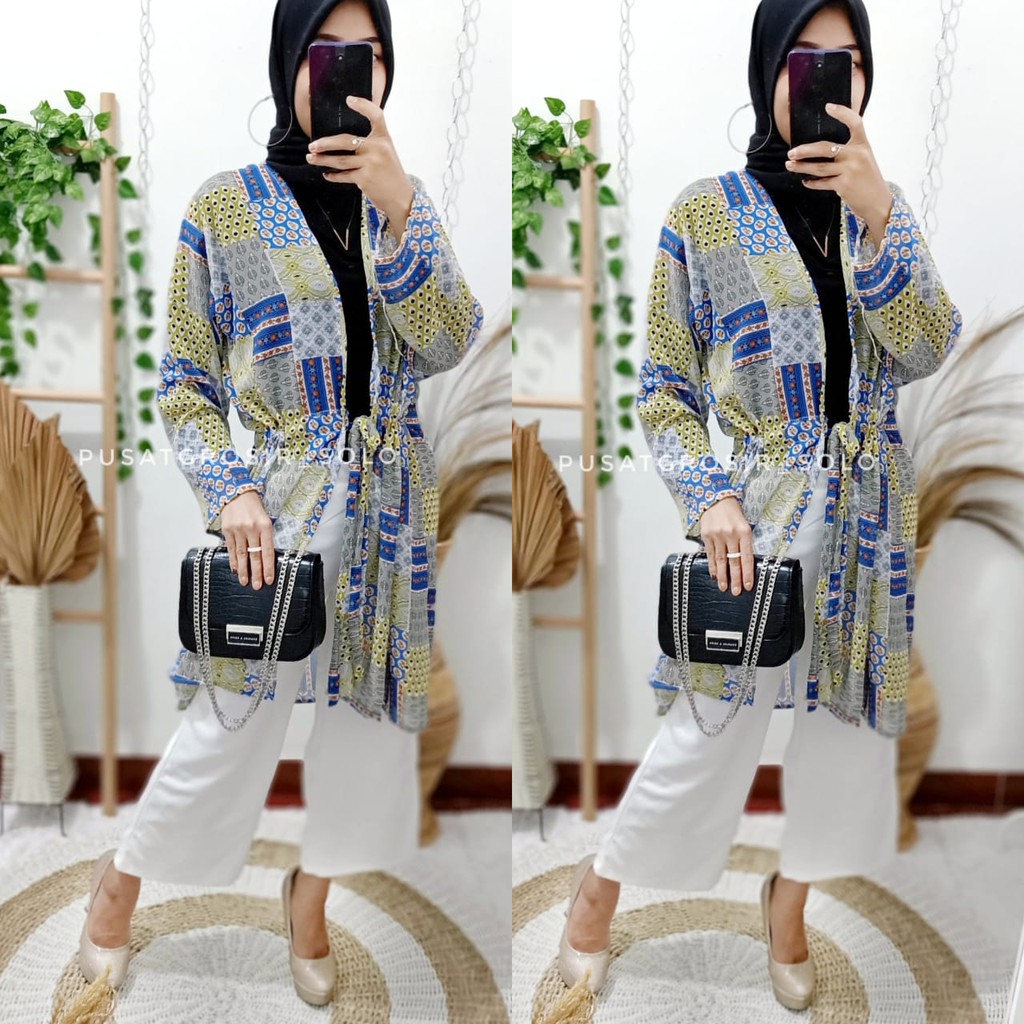 NASYA LONG OUTER PUSATGROSIR_SOLO / OUTER MOTIF ETHNIC