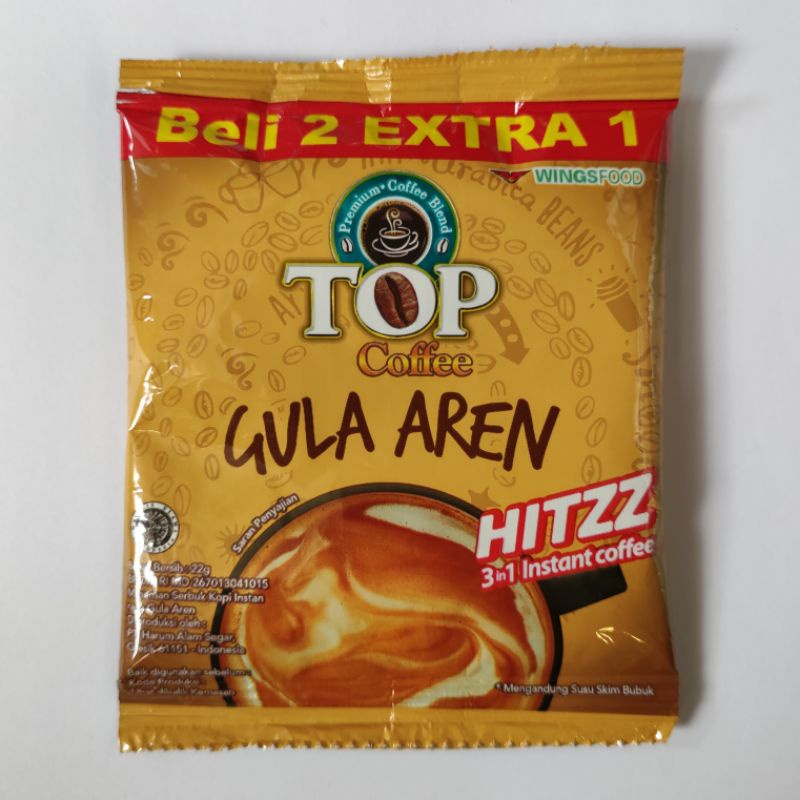 Jual Top Kopi Gula Aren 22 gram (15 sachet) Shopee Indonesia