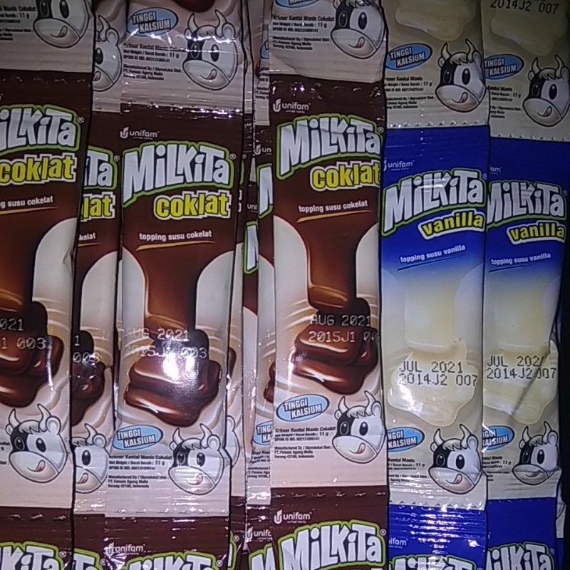Jual Milkita Pasta Toping Susu 11Gr 12 Sachet | Shopee Indonesia