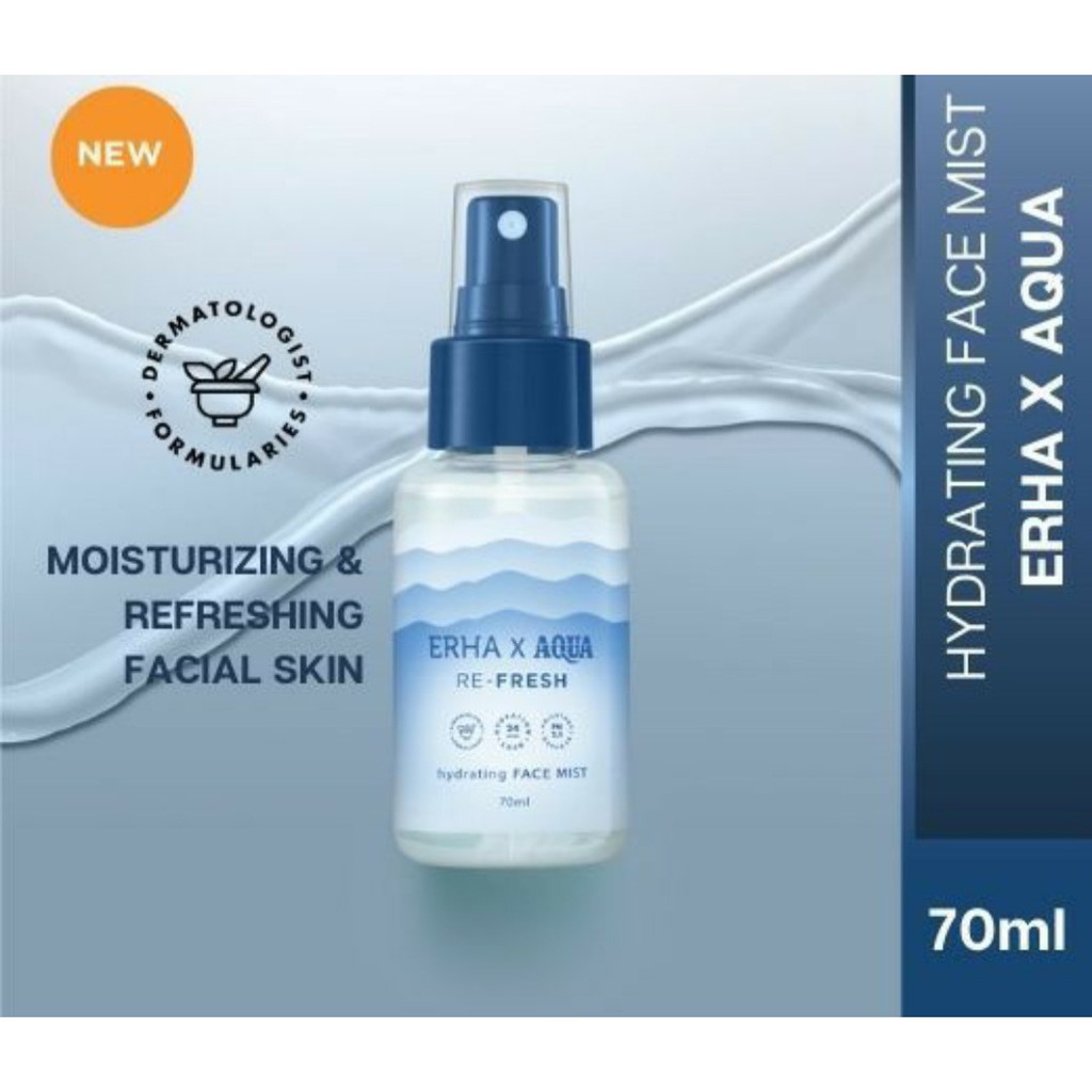 Jual Erha X Aqua Re-Fresh Hydrating Face Mist | Shopee Indonesia