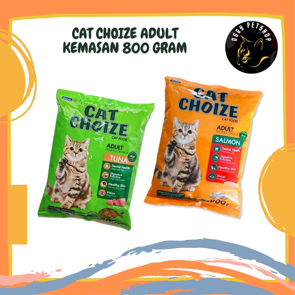 Jual CAT CHOIZE ADULT CAT FOOD cat choice Makanan Kucing Kemasan 800 Gr