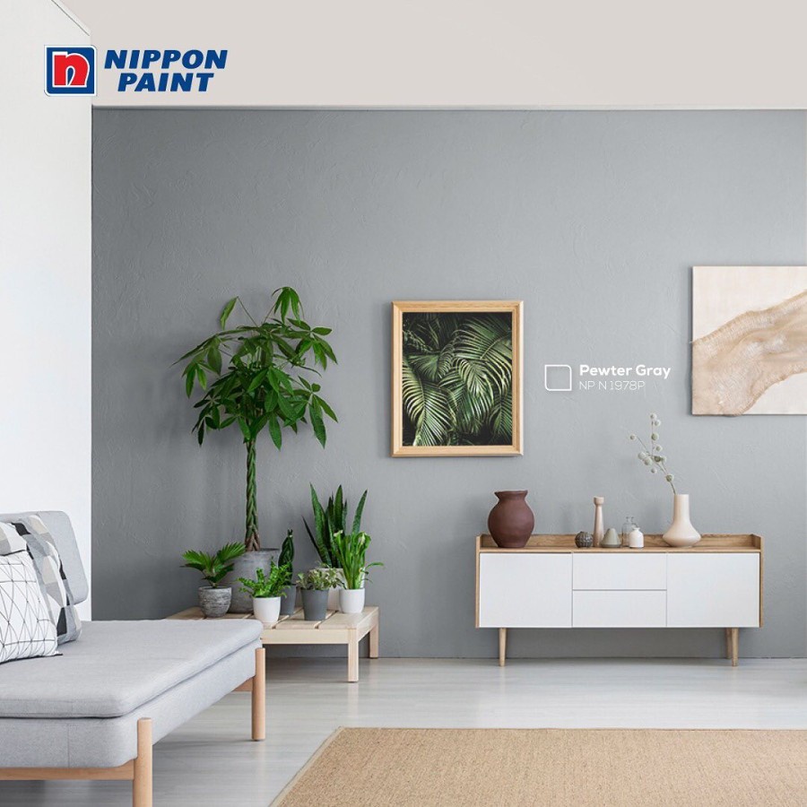Jual CAT TEMBOK INTERIOR DAN EKSTERIOR NIPPON PAINT PEWTER GRAY