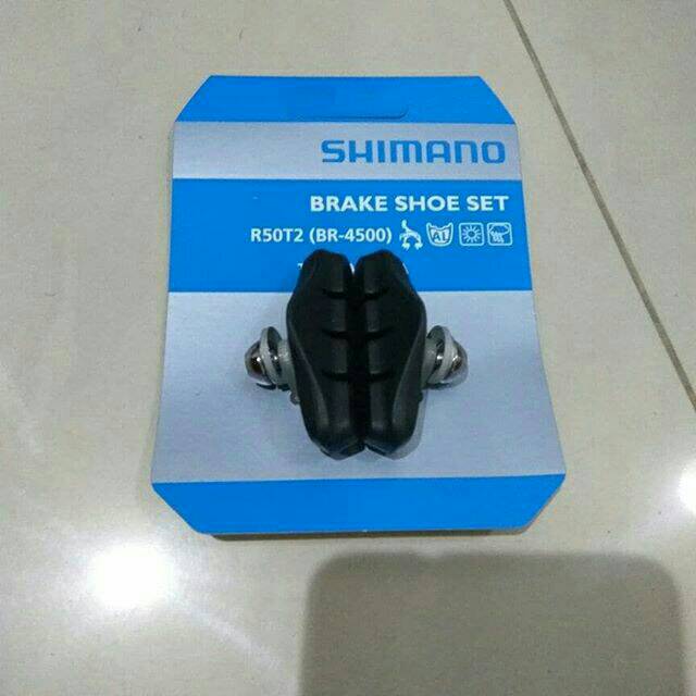 Jual Brake Shoe Set R50T2 ( Br 4500 ) Tiagra Sora Karet Rem Roadbike Sepeda Balap Murah Original Indonesia|Shopee Indonesia