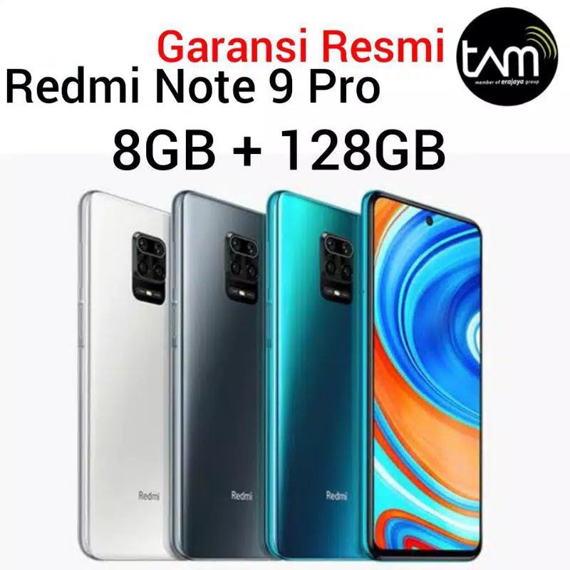 Jual Xiaomi Redmi Note 9 Pro 8/128 Tam Garansi Resmi Ram 8Gb 128Gb Nfc  Indonesia|Shopee Indonesia