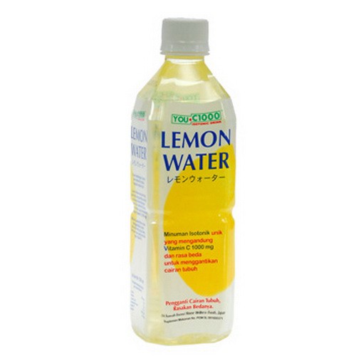 You C1000 Lemon Water 500ml 2pcs Shopee Indonesia