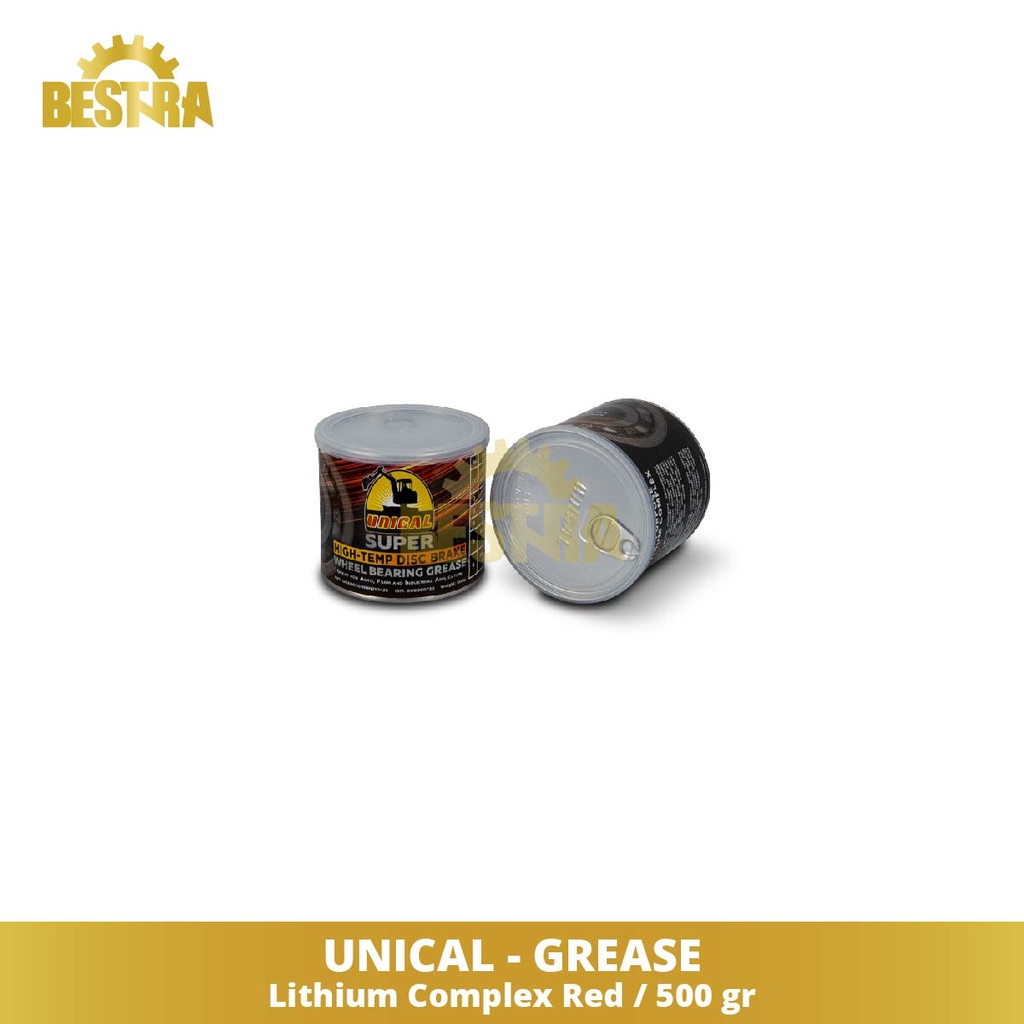 Jual Unical Lithium Complex Super High Temperature Disc Brake Wheel Bearing Grease / Minyak Gemuk Red / Merah 500 Gram / ½ Kg | Shopee Indonesia