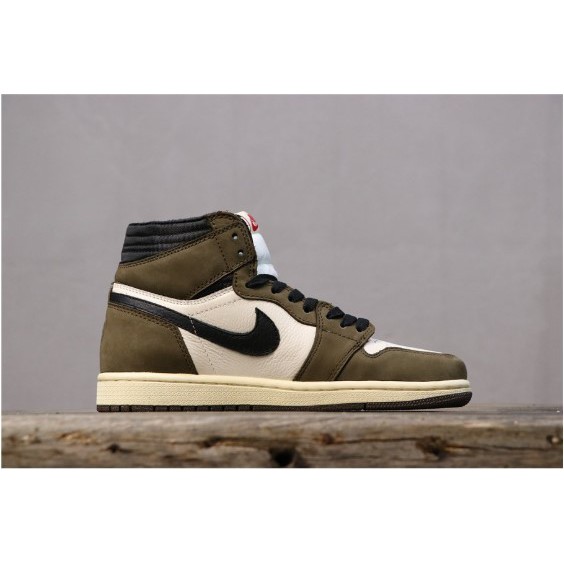 Jual Nike Air Jordan 1 Retro Aj Sepatu Basket High Top Warna Coklat Tua | Shopee Indonesia
