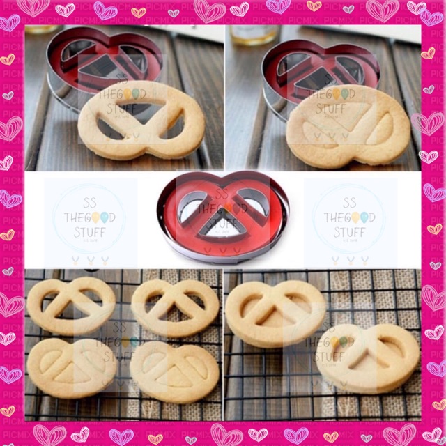 Cetakan Kue Kering Pretzel Butter Cookies / Cetakan Model Regal