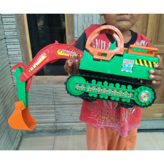 Jual Mainan Anak Excavator Size Besar ( Mainan Alat Berat Beko Besar ) | Shopee Indonesia