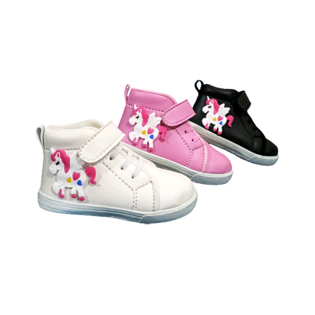 12.12 SALE!!! Sepatu Anak Motif Unicorn/ Sepatu Boots Anak /Sepatu Anak
