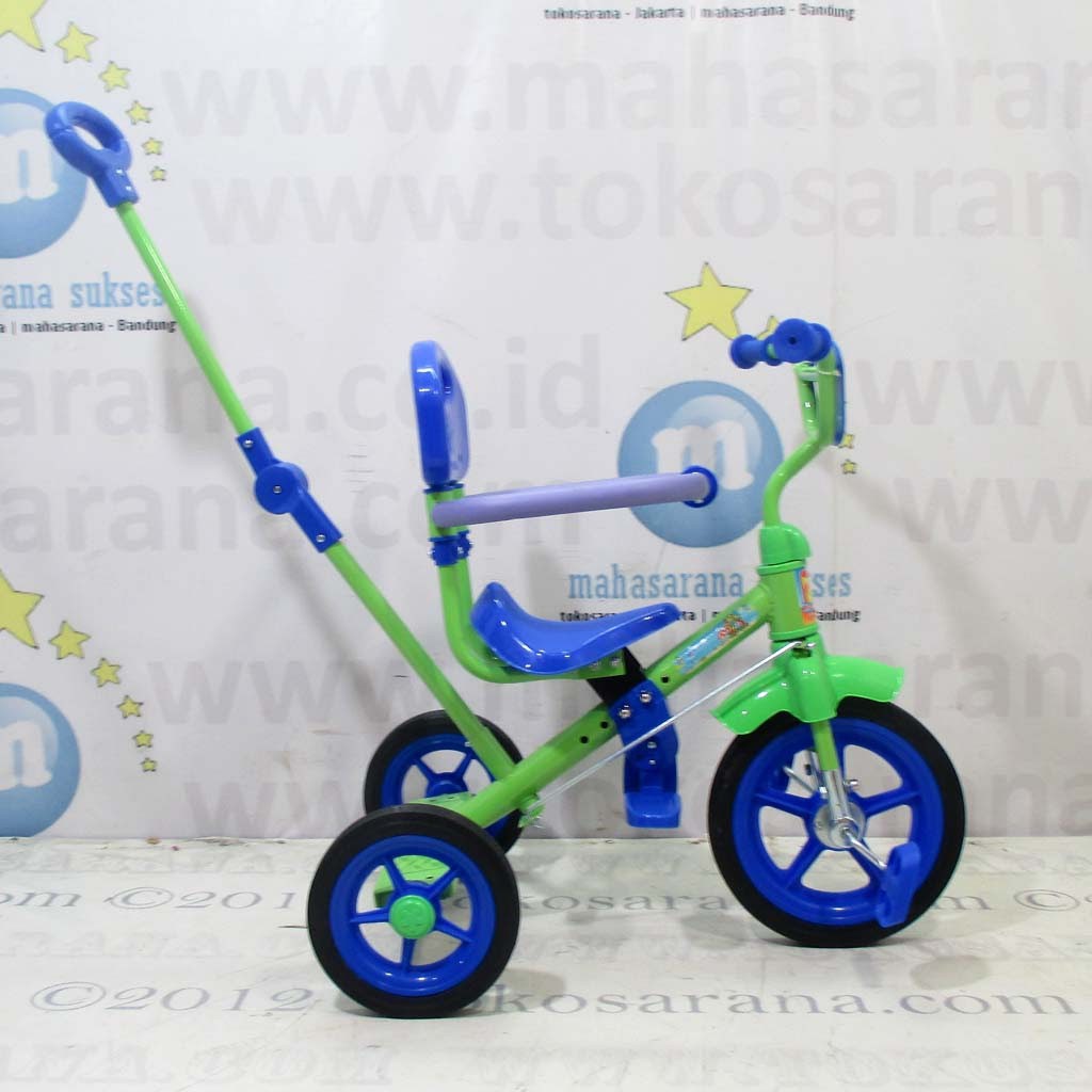 Jual Bandung Gosend PMB 921 Safari BMX Tricycle with Safety Bar and Rod  Steering Green Indonesia|Shopee Indonesia
