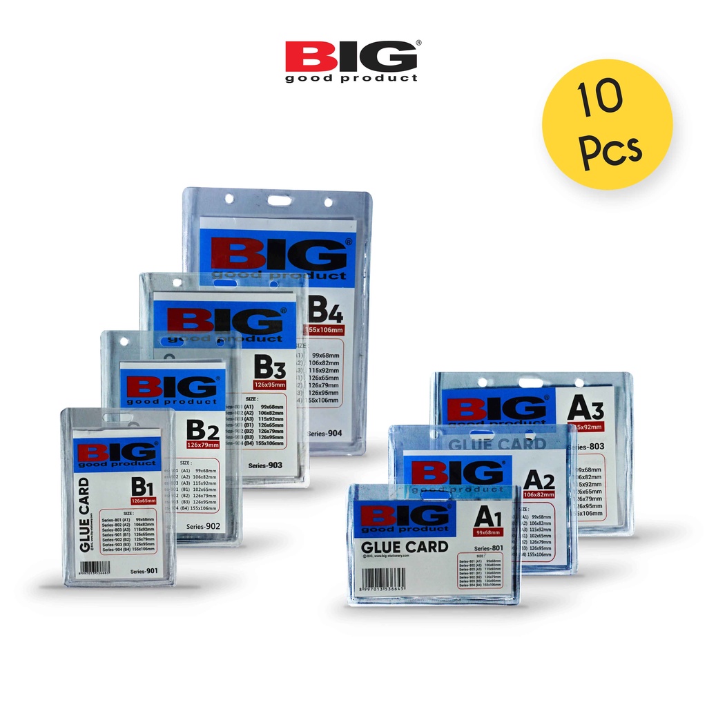 Jual 10 Pcs BIG ID Card Mika Glue Card Ukuran A1 A2 A3 B1 B2 B3 B4