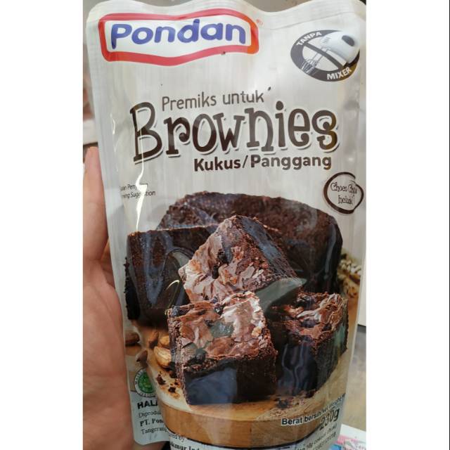 Jual tepung premix brownies cokelat instan Pondan Shopee Indonesia