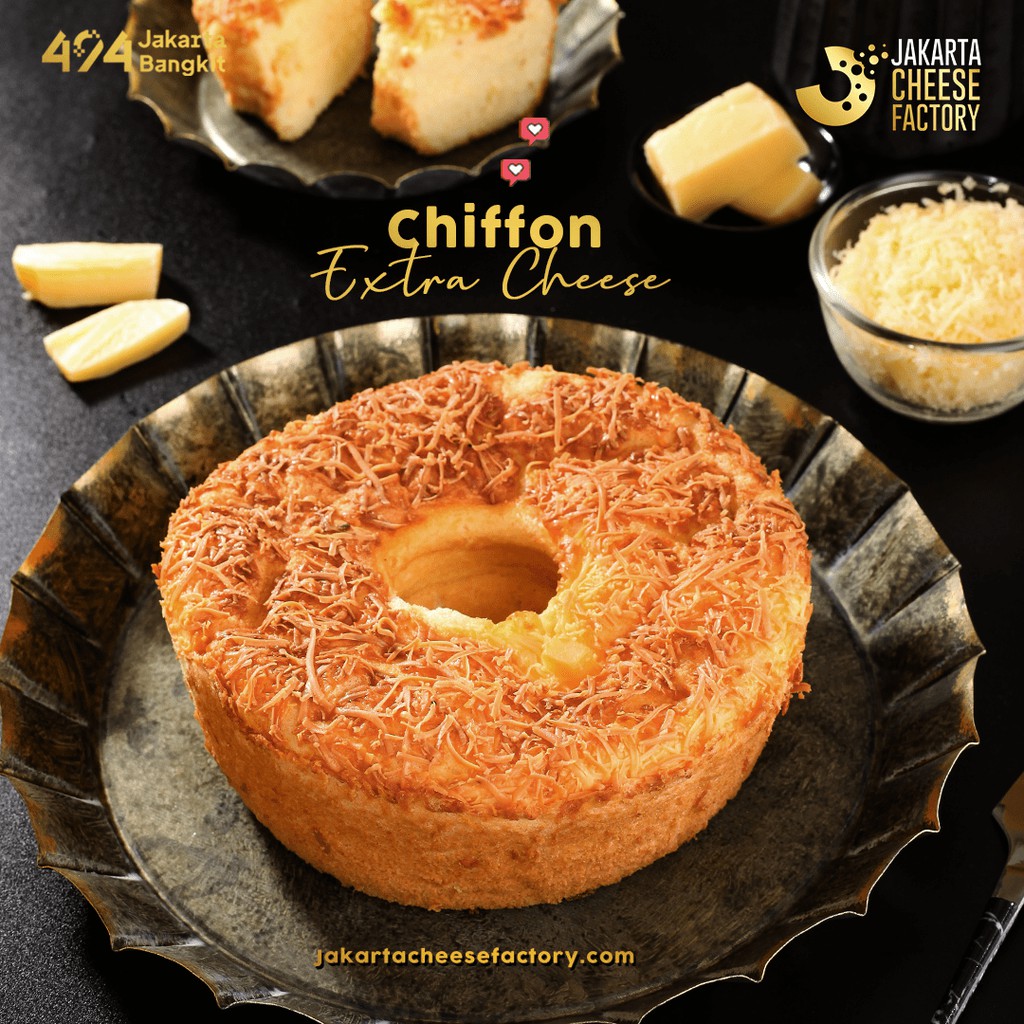 Jual Chiffon Extra Cheese Jakarta Cheese Factory Shopee Indonesia